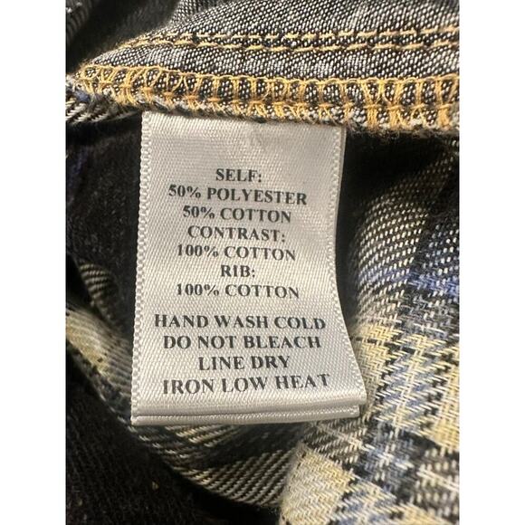 Promesa – Textured Knit Patchwork Shacket – Cream Multi – Size Medium - Picture 3 of 5